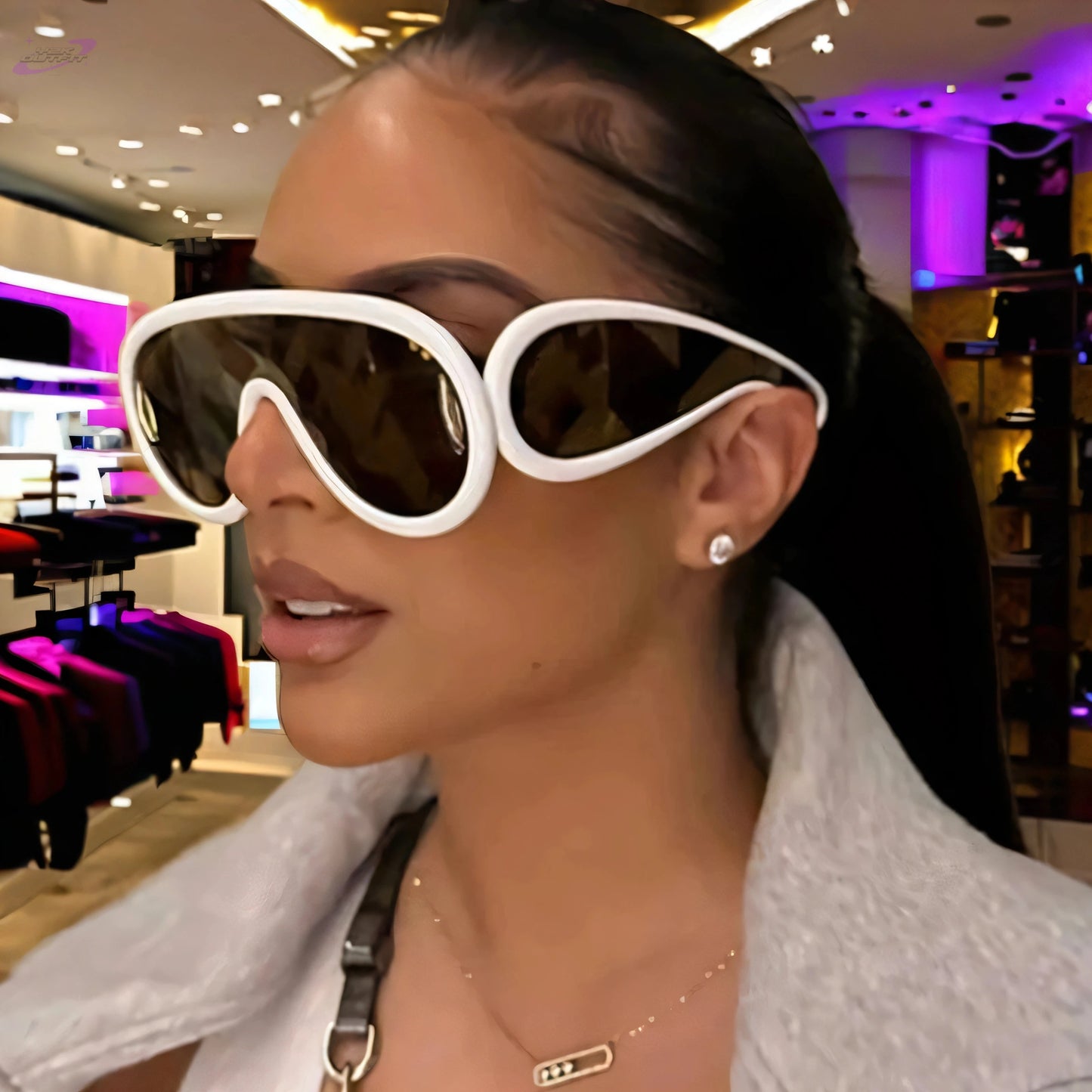 Lunettes de Soleil Y2K pour Femmes Y2K Outfit
