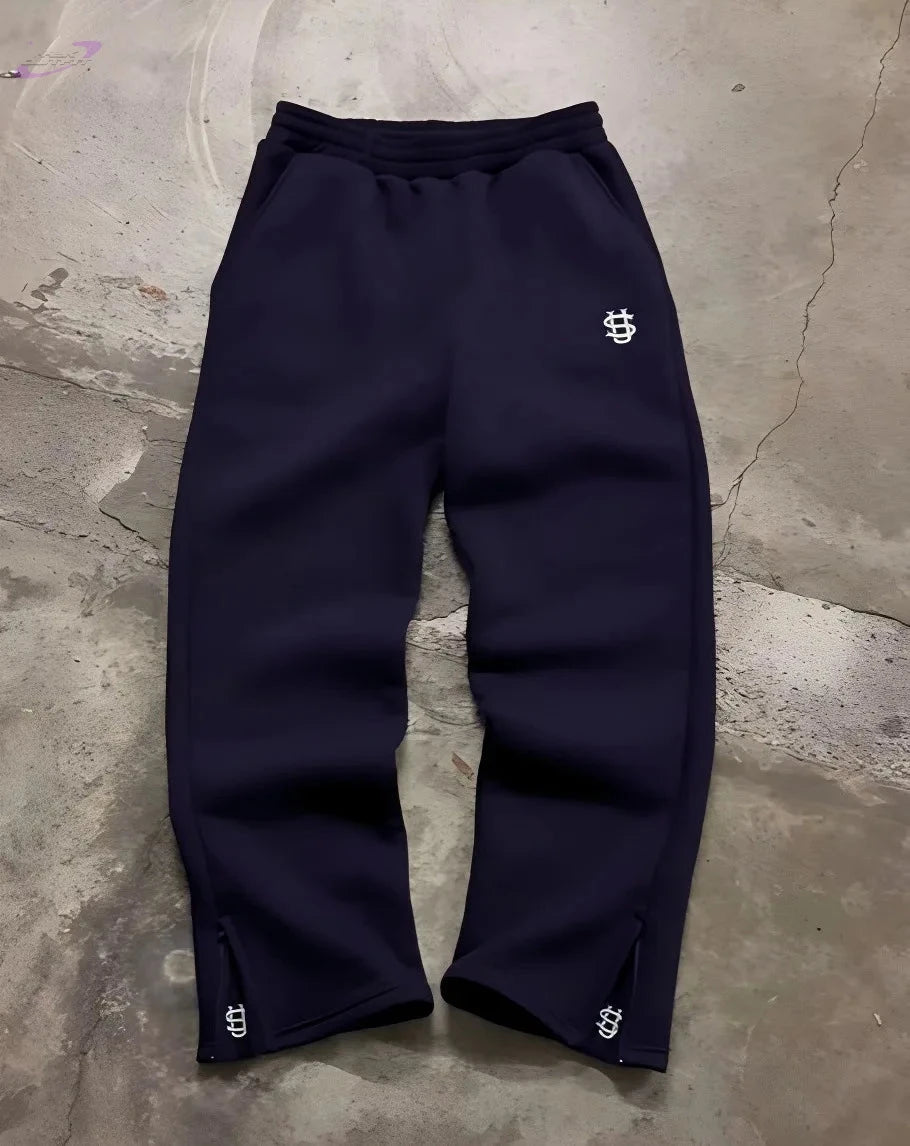 Pantalon de Jogging Droit Y2K Rétro Unisexe Y2K Outfit