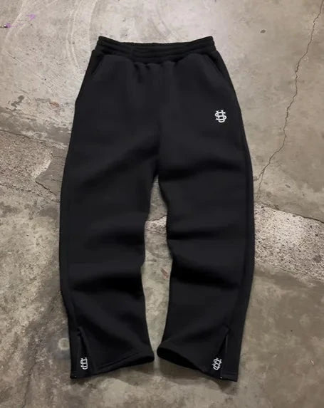 Pantalon de Jogging Droit Y2K Rétro Unisexe Y2K Outfit