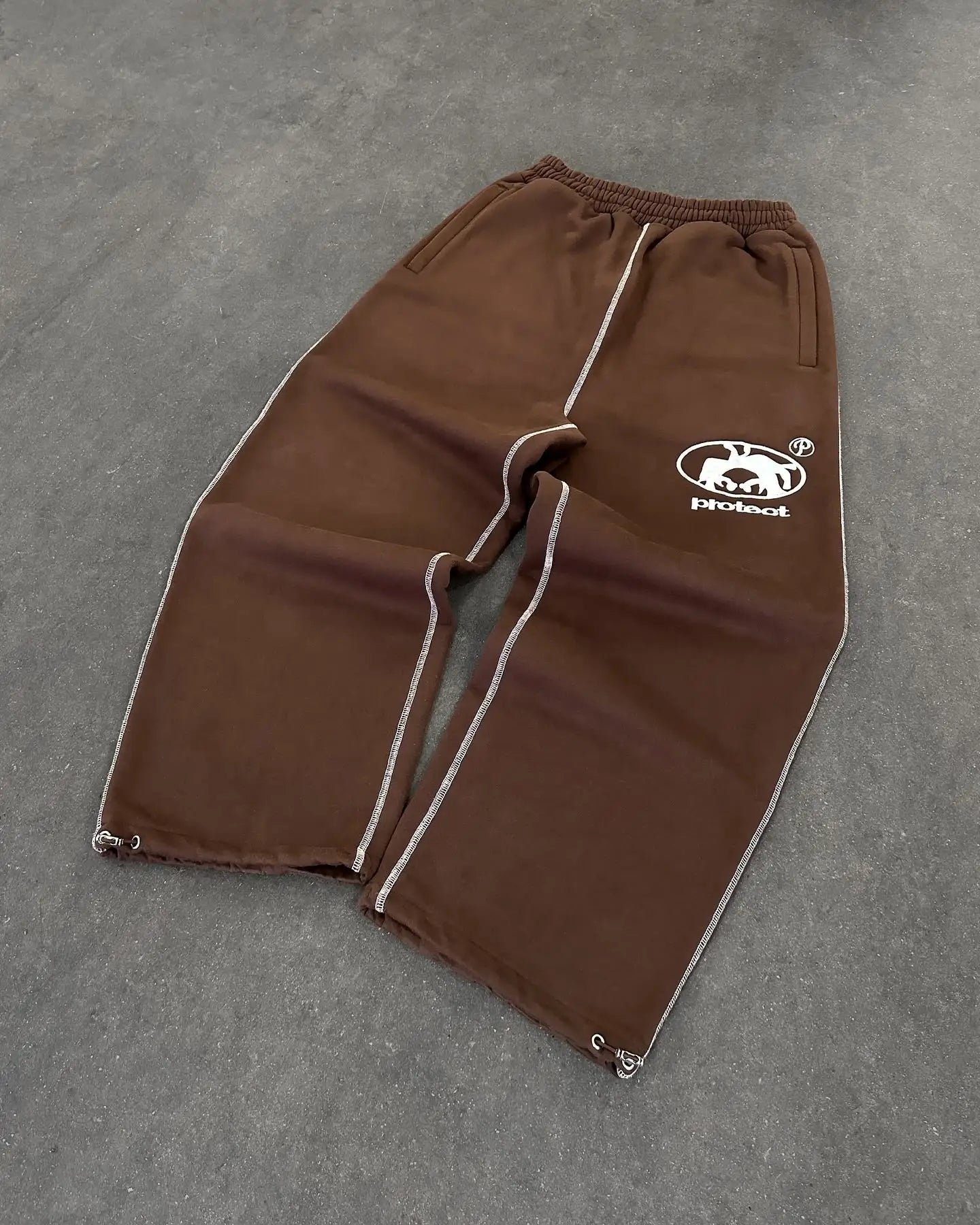 Street wear PROTECT Fashion Letter Broderie Pantalon de survêtement ample pour hommes et femmes Y2K Harajuku Hip-Hop Gothique Pantalon Joker décontracté y2k-outfit