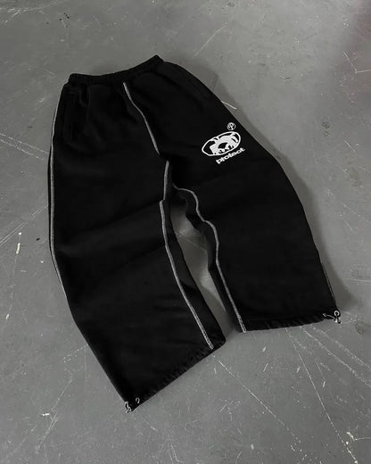 Street wear PROTECT Fashion Letter Broderie Pantalon de survêtement ample pour hommes et femmes Y2K Harajuku Hip-Hop Gothique Pantalon Joker décontracté y2k-outfit