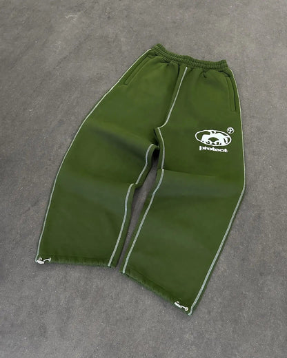 Street wear PROTECT Fashion Letter Broderie Pantalon de survêtement ample pour hommes et femmes Y2K Harajuku Hip-Hop Gothique Pantalon Joker décontracté y2k-outfit