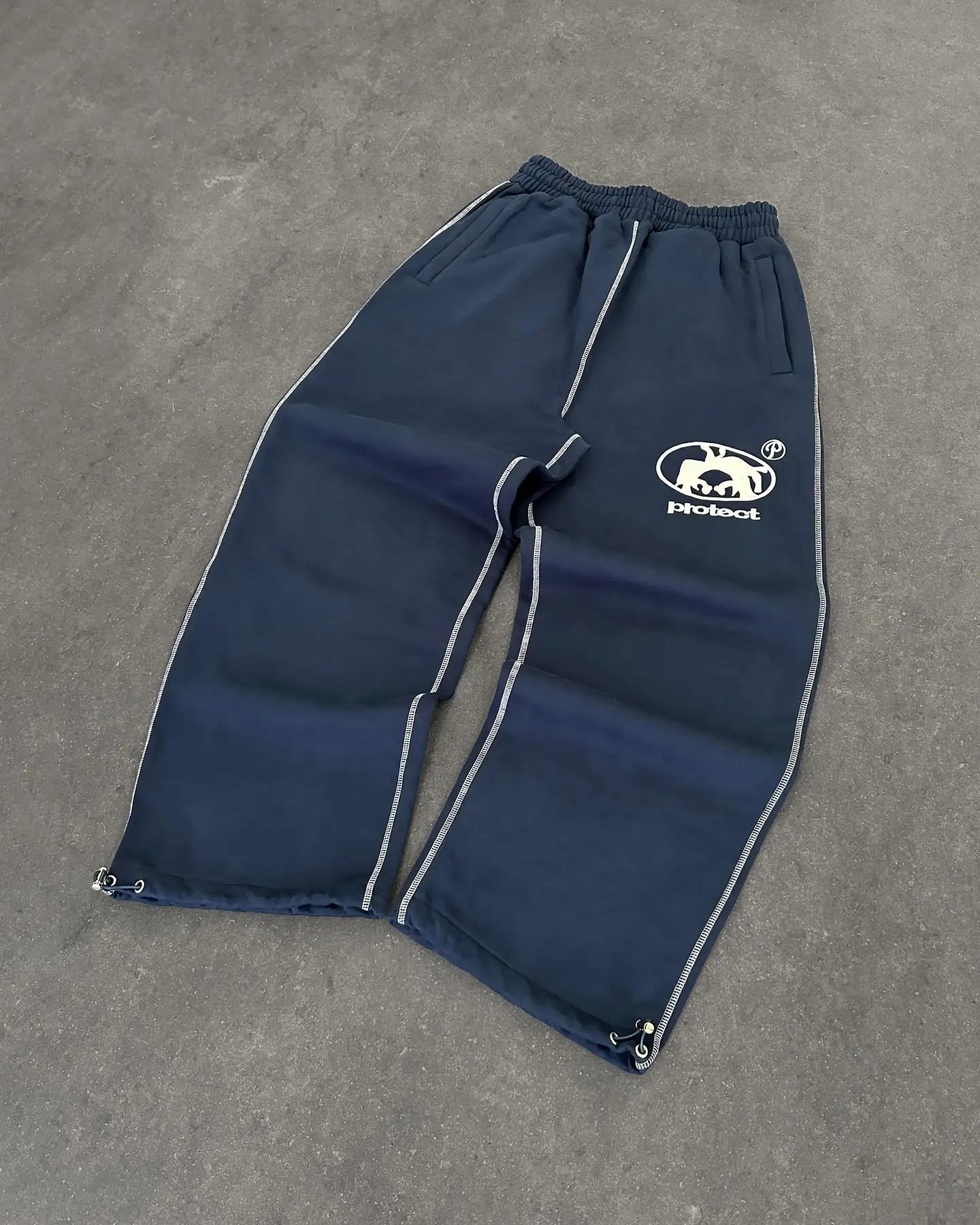 Street wear PROTECT Fashion Letter Broderie Pantalon de survêtement ample pour hommes et femmes Y2K Harajuku Hip-Hop Gothique Pantalon Joker décontracté y2k-outfit