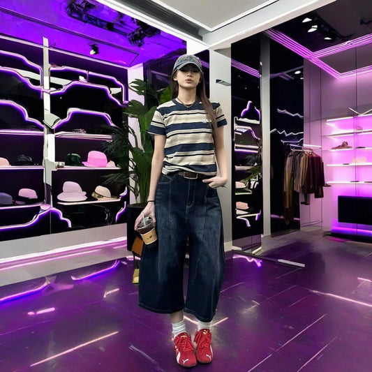 Short taille haute Y2K pour femme Y2K Outfit